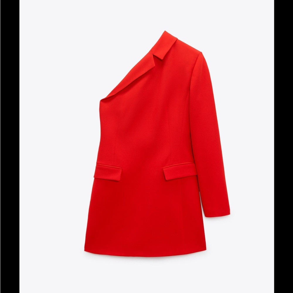 Red Zara dress size xs